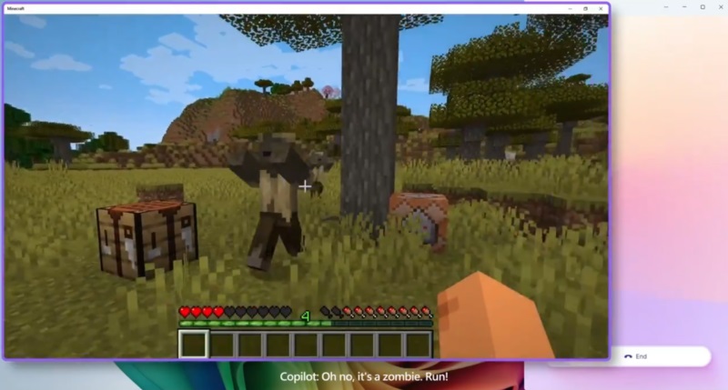 Copilot in Minecraft