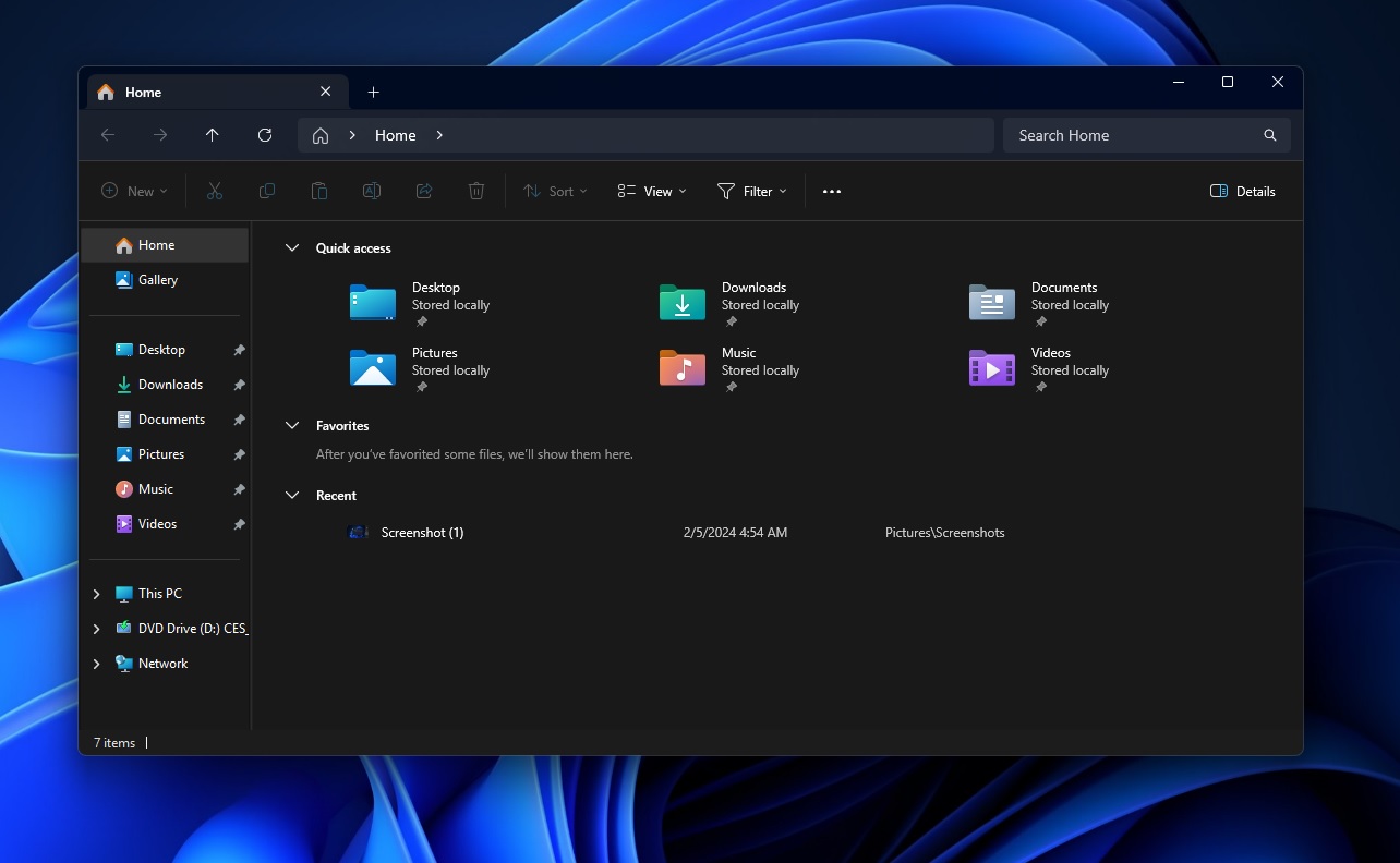 Explorer in Windows 11 LTSC