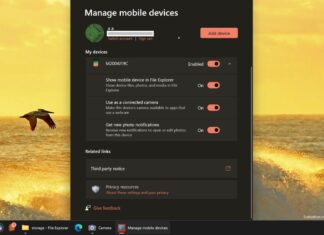 Phone Storage in Windows 11