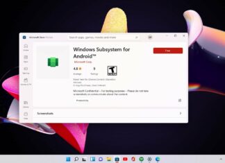 Windows 11 Android Subsystem WSA