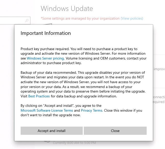 Windows Server 2025 licensing